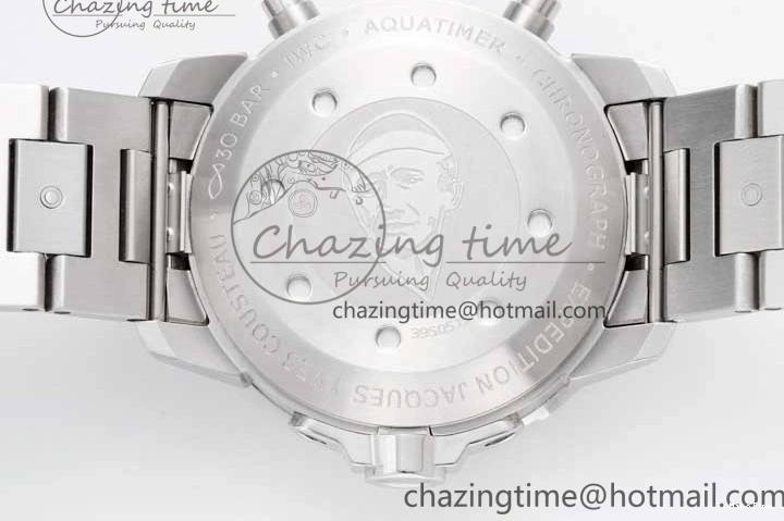 MIROTIME 1218 Aquatimer Chrono SS V6SF 1:1 Best Edition Blue Dial on SS Bracelet A Modern 7032